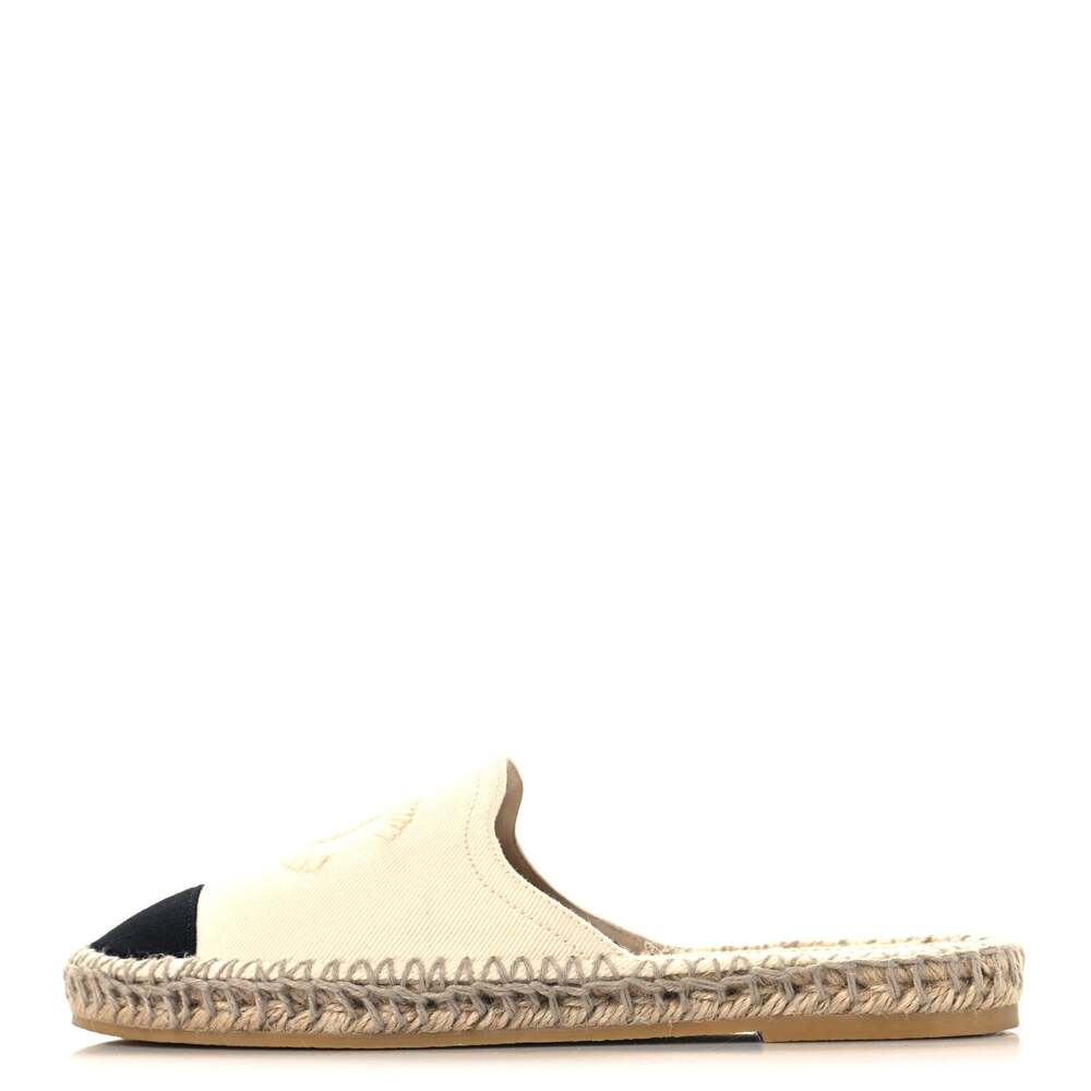 Chanel Denim Cc Espadrille Mules 38 #261366C59B